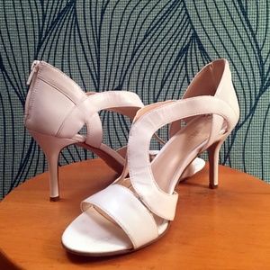 Nine West White Heels